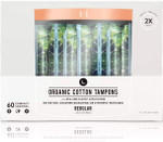 L. Organic Cotton Regular Absorbency Compact Tampons Refill - 60 Count