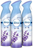 Febreze Air Effects Air Refresher Spray, Lavender Scent, 300 Ml (Pack Of 3) Febreze Air Effects Air Refresher Spray, Lavender Scent, 300 Ml (Pack Of 3)