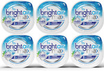 Bright Air Max Odor Eliminator Gel, Biobased Air Freshener, Cruelty Free, Cool And Clean Scent, 8 Oz Each, 6 Pack