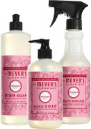 Mrs. Meyer'S Kitchen Set, Dish Soap, Hand Soap, And Multi-Surface Cleaner, 3 Ct (Peppermint) Mrs. Meyer'S Kitchen Set, Dish Soap, Hand Soap, And Multi-Surface Cleaner, 3 Ct (Peppermint)