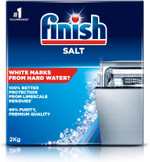 Finish Dishwasher Salt Helps Soften Water To Prevent Limescale And Watermarks, 2 Kg Finish Dishwasher Salt Helps Soften Water To Prevent Limescale And Watermarks, 2 Kg