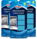 Glisten Dishwasher Cleaner and Freshener Deodorizer, Cleans and Freshens During Wash Cycle, Lemon Scent, 9 Tablets