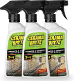 Cerama Bryte Granite & Quartz Cleaner & Polish, 16 Ounce (3 Count), Clean And Protect, Shines Surfaces, Removes Grease Cerama Bryte Granite & Quartz Cleaner & Polish, 16 Ounce (3 Count), Clean And Protect, Shines Surfaces, Removes Grease