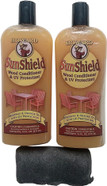 Howard Sunshield Wood Conditioner And Uv Protectant Pack Of 2, Bundled With Steel Wool Howard Sunshield Wood Conditioner And Uv Protectant Pack Of 2, Bundled With Steel Wool