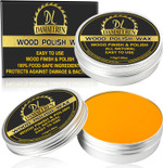 Beeswax Furniture Polish,2 Pack Wood Seasoning Beeswax for Furniture, Floors,Wood Doors, Tables, Chairs to Protect & Care, Food Safe Beeswax Polish with Towel