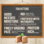 Merrick Purrfect Bistro Grain Free Premium Soft Canned Pate Chicken Wet Cat Food, Kitten Dinner Recipe - (Pack Of 24) 3 Oz. Cans Merrick Purrfect Bistro Grain Free Premium Soft Canned Pate Chicken Wet Cat Food, Kitten Dinner Recipe - (Pack Of 24) 3 Oz. Cans