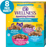 Wellnessã¢Â® Appetizing Entrã£Â©Esã¢Â Flaked Favorites, Seafood Variety Pack, Natural Wet Cat Food, 1.4 Oz Pouch (Pack Of 8) Wellnessã¢Â® Appetizing Entrã£Â©Esã¢Â Flaked Favorites, Seafood Variety Pack, Natural Wet Cat Food, 1.4 Oz Pouch (Pack Of 8)
