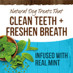 Merrick Fresh Kisses Natural Dental Chews Toothbrush Treat Shape Infused With Real Mint For Tiny Dogs 5-15 Lbs - 106 Ct. Box Merrick Fresh Kisses Natural Dental Chews Toothbrush Treat Shape Infused With Real Mint For Tiny Dogs 5-15 Lbs - 106 Ct. Box