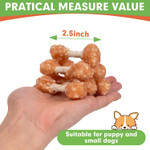 Mon2Sun Dog Treats, 9Oz Mini Rawhide Dog Chews, Chicken Dumbbells With Rice For Small Dogs & Toy Breed, Crunchy And Healthy (2.5 Inch 17 Count) Mon2Sun Dog Treats, 9Oz Mini Rawhide Dog Chews, Chicken Dumbbells With Rice For Small Dogs & Toy Breed, Crunchy And Healthy (2.5 Inch 17 Count)