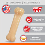 Nylabone Power Chew Classic Bone Chew Toy For Dogs, Durable Dog Toys For Aggressive Chewers, Original Flavor, Small/Regular - Up To 25 Ibs. (1 Count) Nylabone Power Chew Classic Bone Chew Toy For Dogs, Durable Dog Toys For Aggressive Chewers, Original Flavor, Small/Regular - Up To 25 Ibs. (1 Count)