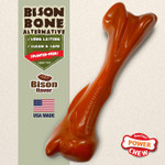 Nylabone Power Chew Bison Bone Alternative Nylon Chew Toy For Dogs, Dog Toys For Aggressive Chewers, Bison Flavor, Large/Giant (1 Count) Nylabone Power Chew Bison Bone Alternative Nylon Chew Toy For Dogs, Dog Toys For Aggressive Chewers, Bison Flavor, Large/Giant (1 Count)