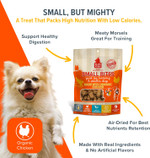 Plato Small Bites Dog Treats, Natural Bite Sized Real Meat & Chicken Flavor, Grain Free & High In Protein, Air Dried Authentic Ingredients, 2 Calories Per Treat, Made In The Usa, 2.5 Ounces Plato Small Bites Dog Treats, Natural Bite Sized Real Meat & Chicken Flavor, Grain Free & High In Protein, Air Dried Authentic Ingredients, 2 Calories Per Treat, Made In The Usa, 2.5 Ounces