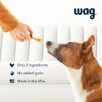 Amazon Brand Wag Chewy Whole Muscle American Jerky Made In Usa Dog Treats Chicken (1 Lb), Grain Free Amazon Brand Wag Chewy Whole Muscle American Jerky Made In Usa Dog Treats Chicken (1 Lb), Grain Free