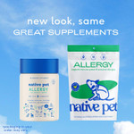 Native Pet Dog Allergy Chews Natural Dog Skin Itchiness Aid Anti Itch For Dogs - For Dog Itch Support For Dogs Dog Probiotics For Itchy Skin - Dog Chew - 60 Chews Native Pet Dog Allergy Chews Natural Dog Skin Itchiness Aid Anti Itch For Dogs - For Dog Itch Support For Dogs Dog Probiotics For Itchy Skin - Dog Chew - 60 Chews