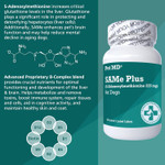 Pet Md Same Plus S-Adenosyl For Dogs 225 Mg Hepatic Liver Supplement And Cognitive Support - 60 Count