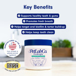 Petlab Co. Probright Dental Powder - Dog Breath Freshener - Teeth Cleaning Made Easy  Targets Tartar & Bad Breath - Formulated For Large Dogs