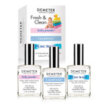 Demeter Fresh And Clean Collection, Set Of 3 Unique Perfumes For Women, Baby Powder, Pure Soap, Laundromat, 1 Oz Each