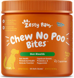 Zesty Paws Chew No Poo Bites For Dogs - Stool Eating Deterrent Soft Chews For Dogs - Gut, Periodontal & Immune System Support - Premium De111 Bacillus Subtilis Probiotic Chicken - 90 Count Zesty Paws Chew No Poo Bites For Dogs - Stool Eating Deterrent Soft Chews For Dogs - Gut, Periodontal & Immune System Support - Premium De111 Bacillus Subtilis Probiotic Chicken - 90 Count