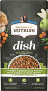 Rachael Ray Nutrish Dish Premium Natural Dry Dog Food With Added Vitamins, Minerals & Taurine, Chicken & Brown Rice Recipe With Veggies & Fruit, 3.75 Pounds