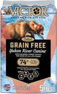 Victor Super Premium Dog Food  Grain Free Yukon River Canine  For Dogs Of All Life Stages  High Protein Dry Dog Food For All Normally Active Dogs, 5 Lb