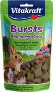 Vitakraft Bursts Small Animal Treats - Wild Berry Snacks - For Rabbits, Guinea Pigs, And Hamsters 1.76 Ounce (Pack Of 1)