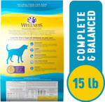 Wellness Complete Health Dry Dog Food With Grains, Natural Ingredients, Made In Usa With Real Meat, All Breeds, For Adult Dogs (Whitefish & Sweet Potato, 15-Pound Bag) Wellness Complete Health Dry Dog Food With Grains, Natural Ingredients, Made In Usa With Real Meat, All Breeds, For Adult Dogs (Whitefish & Sweet Potato, 15-Pound Bag)