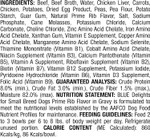 Blue Buffalo Delights Small Breed Natural Wet Dog Food, Prime Rib Flavor In Gravy, 3.5-Oz. Cups, 12 Count