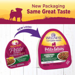 Wellness Natural Pet Food 3 Oz Grain Free Natural Wet Small Breed Roasted Chicken, Beef, Green Beans & Red Peppers. (12 Pack), One Size