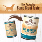 Wellness Natural Pet Food 95% Whitefish Natural Wet Grain Free Canned Dog Food, 13.2-Ounce Can (Pack Of 12) Wellness Natural Pet Food 95% Whitefish Natural Wet Grain Free Canned Dog Food, 13.2-Ounce Can (Pack Of 12)