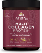 Ancient Nutrition Collagen Powder Protein, Multi Collagen Protein, Cucumber Lime, Hydrolyzed Collagen Peptides Supports Skin And Nails, Joint Supplement, 18.6Oz