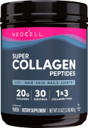Neocell Super Collagen Peptides, Unflavored, Powder, 21.2 Oz., 1 Canister Neocell Super Collagen Peptides, Unflavored, Powder, 21.2 Oz., 1 Canister