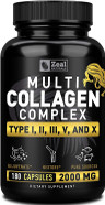 Multi Collagen Peptides Pills (Types ,,,,) Grass Fed Collagen Pills (180 Capsules) - Hydrolysate Collagen Protein Blend For Hair, Skin, Nails, And Joint Support - Collagen Pills For Women Multi Collagen Peptides Pills (Types ,,,,) Grass Fed Collagen Pills (180 Capsules) - Hydrolysate Collagen Protein Blend For Hair, Skin, Nails, And Joint Support - Collagen Pills For Women