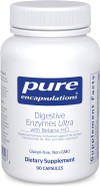 Pure Encapsulations Digestive Enzymes Ultra With Betaine Hcl - Vegetarian Digestive Enzyme Supplement To Support Protein, Carb, Fiber, And Dairy Digestion* - 90 Capsules Pure Encapsulations Digestive Enzymes Ultra With Betaine Hcl - Vegetarian Digestive Enzyme Supplement To Support Protein, Carb, Fiber, And Dairy Digestion* - 90 Capsules