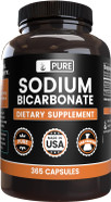 Pure Sodium Bicarbonate (365 Capsules) Natural Antacid