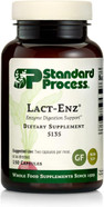 Standard Process Lact-Enz - Whole Food Immune Support, Digestion And Digestive Health With Bifidobacterium Longum, Cellulase, Protease, Amylase, Lipase, Maltodextrin And More - 150 Capsules Standard Process Lact-Enz - Whole Food Immune Support, Digestion And Digestive Health With Bifidobacterium Longum, Cellulase, Protease, Amylase, Lipase, Maltodextrin And More - 150 Capsules
