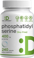 Phosphatidylserine Supplement, 400Mg Serving, 240 Capsules Soy Free Sunflower Lecithin Source Phosphatidylserine Supplement, 400Mg Serving, 240 Capsules Soy Free Sunflower Lecithin Source