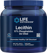 Life Extension Lecithin, Promotes Healthy Cell Structure And Function In The Brain, Gluten Free, Non-Gmo, Vegetarian, 454 Grams