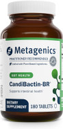Metagenics Candibactin-Br - Concentrated Berberine For Intestinal Support* - With Berberine, Oregon Grape & Coptis Root Extract - Gut Health Supplements* - Gluten-Free - Vegetarian - 180 Tablets