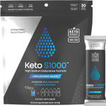 Keto S1000 Electrolyte Powder Packets | Keto And Paleo Friendly | No Sugar, No Calories, No Maltodextrin | Clean | 30 Unflavored Salt Hydration Stick Packs Keto S1000 Electrolyte Powder Packets | Keto And Paleo Friendly | No Sugar, No Calories, No Maltodextrin | Clean | 30 Unflavored Salt Hydration Stick Packs