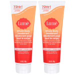 Lume Whole Body Deodorant - Invisible Cream Tube - 72 Hour Odor Control - Aluminum Free, Baking Soda Free, Skin Safe - 3.0 Ounce (Unscented)
