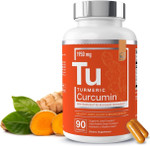 Essential Elements Turmeric Curcumin - Joint, Heart & Brain Support - With Bioperine For Increased Absorption 1950 Mg - 90 Capsules