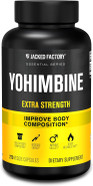 Jacked Factory Yohimbine Extra Strength Supplement, 270 Capsules - Premium Yohimbe Bark Extract For Experienced Users - Body Recomposition, Energy & More - Zero Fillers - 270 Veggie Capsule Pills