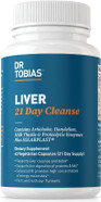 Dr. Tobias Liver 21 Day Cleanse, Herbal Liver Detox Cleanse With Solarplast, Artichoke, Milk Thistle & Dandelion Extract, 63 Vegetable Capsules (3 Daily) Dr. Tobias Liver 21 Day Cleanse, Herbal Liver Detox Cleanse With Solarplast, Artichoke, Milk Thistle & Dandelion Extract, 63 Vegetable Capsules (3 Daily)
