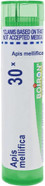 Boiron Apis Mellifica 30X For Swelling From Insect Stings Or Allergies - 80 Pellets