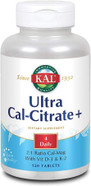 Kal Ultra Calcium Citrate Plus Tablets, 120 Count