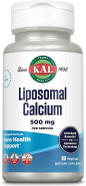 Kal Liposomal Calcium 500 Mg, High Absorption Calcium Supplement, Essential Calcium Support, Vegan, Gluten Free, No Soy, 30 Servings, 90 Vegcaps