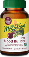Megafood Blood Builder - Iron Supplement Clinically Shown To Increase Iron Levels Without Side Effects - Iron Supplement For Women With Vitamin C, Vitamin B12 And Folic Acid - Vegan - 60 Tabs Megafood Blood Builder - Iron Supplement Clinically Shown To Increase Iron Levels Without Side Effects - Iron Supplement For Women With Vitamin C, Vitamin B12 And Folic Acid - Vegan - 60 Tabs