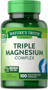 Triple Magnesium Complex | 100 Capsules From Magnesium Oxide, Magnesium Citrate, Magnesium Aspartate | Non-Gmo, Gluten Free Supplement | By Nature'S Truth Triple Magnesium Complex | 100 Capsules From Magnesium Oxide, Magnesium Citrate, Magnesium Aspartate | Non-Gmo, Gluten Free Supplement | By Nature'S Truth