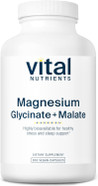 Vital Nutrients Magnesium Glycinate + Malate | 120Mg Vegan Magnesium Supplement For Women And Men | Muscle, Heart, Bone Support* | Promotes Relaxation | Gluten, Dairy And Soy Free | 200 Capsules