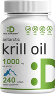 Antarctic Krill Oil, 1,000Mg Per Serving, 240* Softgels Mercury Free, No Fishy Taste Antarctic Krill Oil, 1,000Mg Per Serving, 240* Softgels Mercury Free, No Fishy Taste